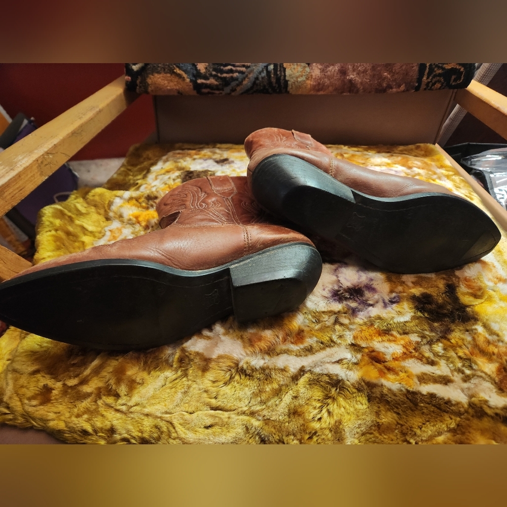 Mootsies Tootsies Brown Western Boots - Picture 2 of 3